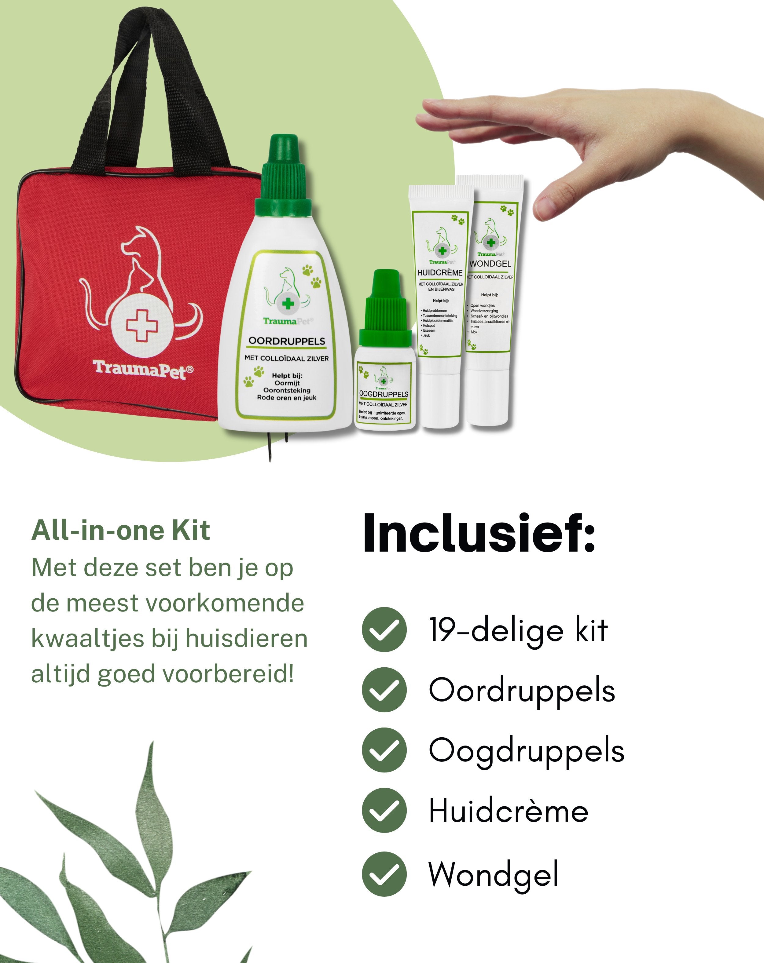 TraumaPet Nederland | Verzorgings - kit voor dieren