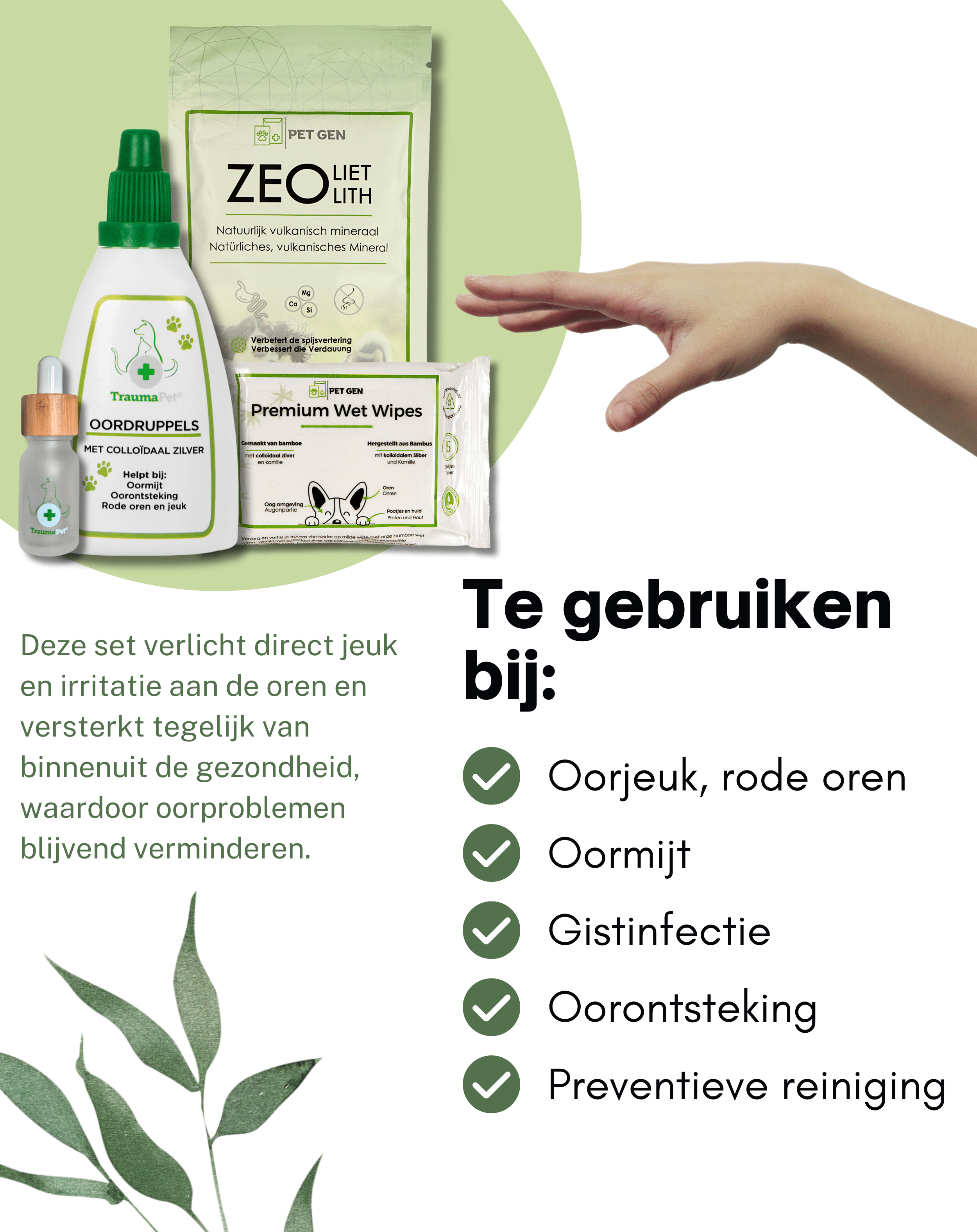 TraumaPet Nederland | Anti - Jeuk Set: Oor