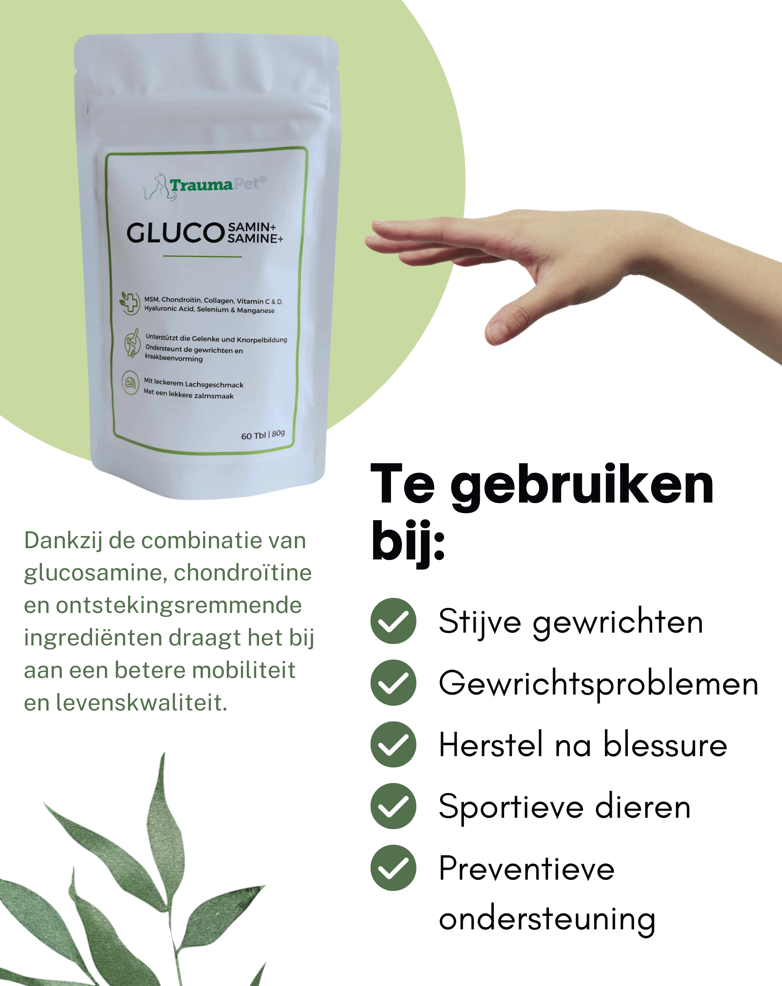 TraumaPet Nederland | Glucosamine+